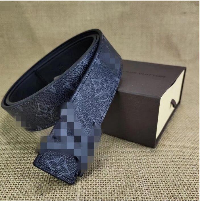 

Fashion Designer Mens Womens Belt Luxury Silver Gold Buckle Leather Waistband Casual ladies Girdle Cintura belts ED, Belt box