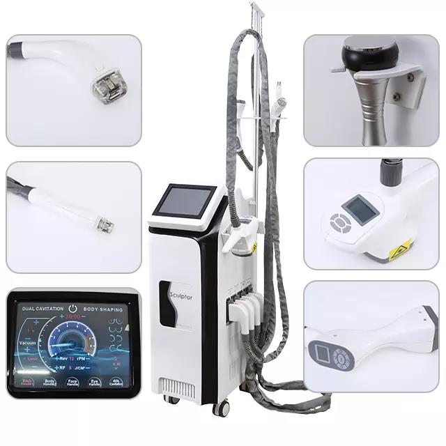 

Top Sales V9 Body shape 3 cellulite Slimming Loss Weight Beauty Machine RF Cavitation vacuum roller massage