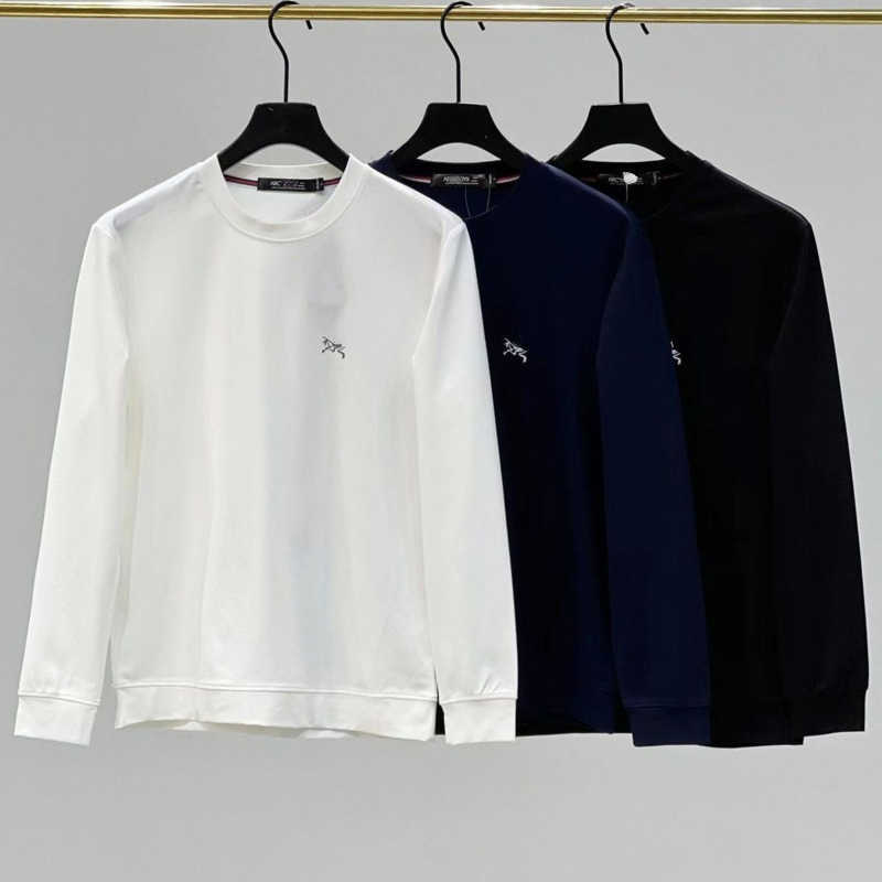 

Arc sweater designer sport swear autumn outdoor leisure round neck long sleeve letter printing pullover fashion sports top women, White