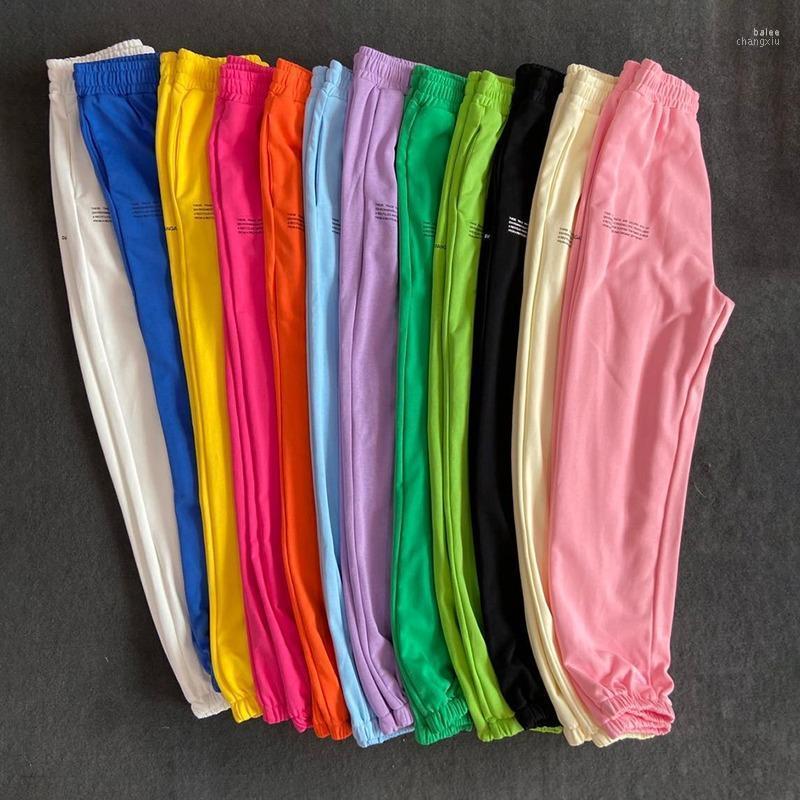 

Men' Pants Men' Spring Solid Color Baggy Sweatpants Men Cotton Elastic Waist Drawstring Joggers Letter Print Couple Casual, Sky blue