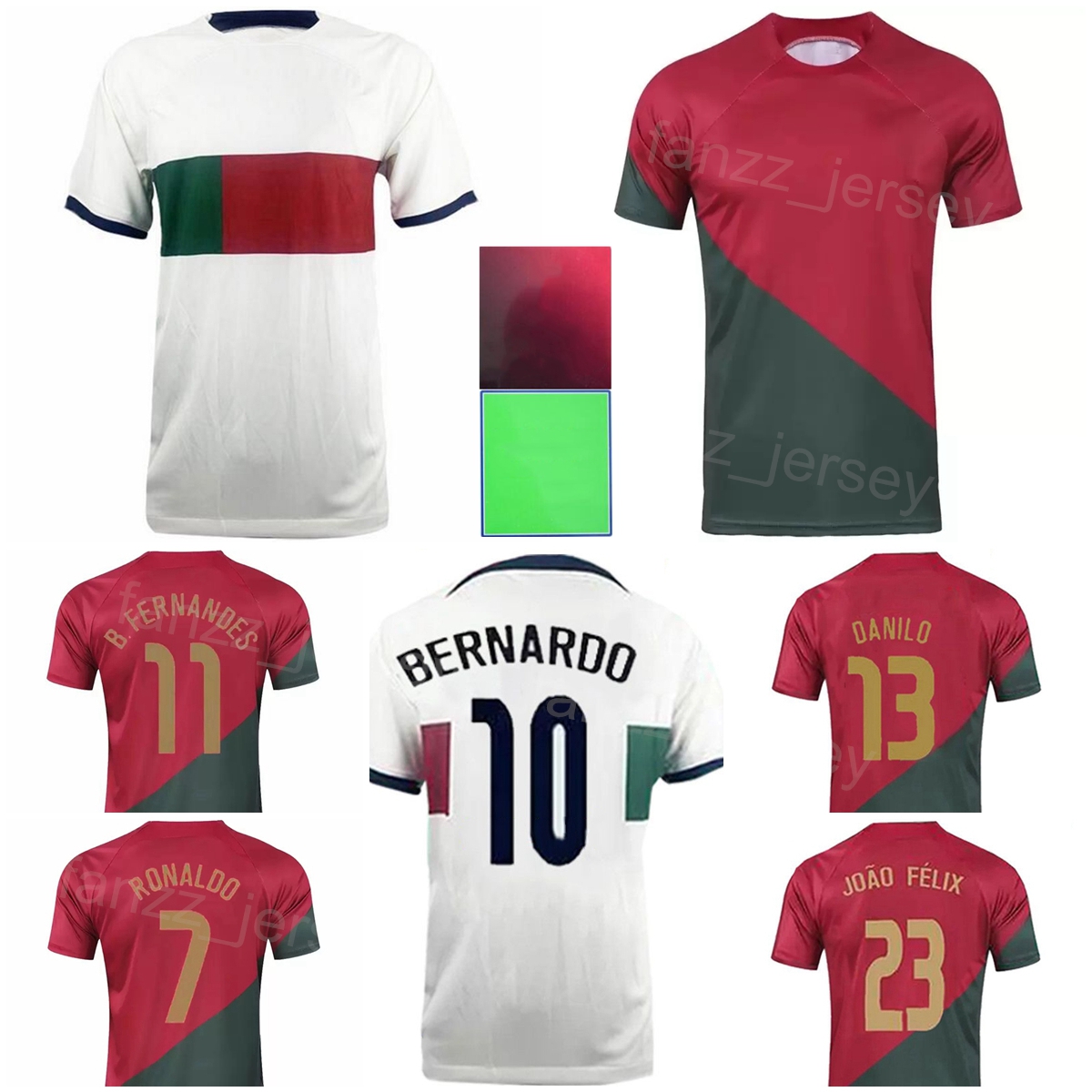 

2022-23 World Cup DIOGO J Soccer Jerseys National Team ANDRE SILVA BERNARDO FERNANDES Cristiano Ronaldo MOUTINHO PEPE GUEDES GUERREIRO Football Shirt Kits PuTaoYa, White