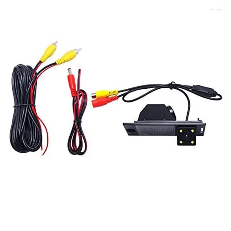 

Car Rear View Cameras Cameras& Parking Sensors HD CCD Camera Back Up Reverse License Plate Light For IX 35