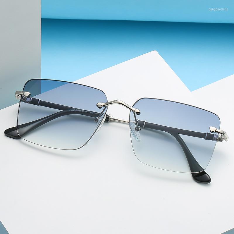 

Sunglasses Men's Trimmed Square 2022 Fashion Cover Men And Women Trend European American Star Glasses