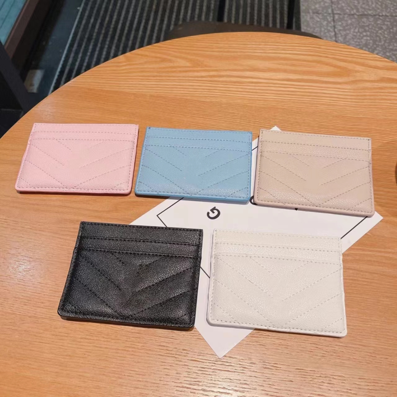 

YS02 designer wallets for woman money simple business leather fashion Holders men's bank card classic wallets men, Customize