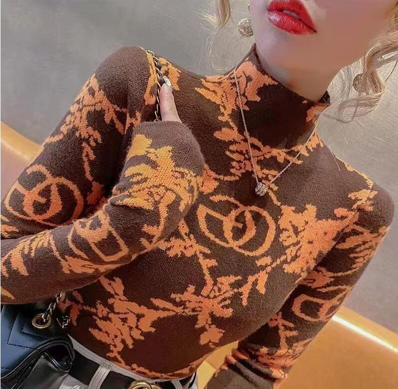 

Women's Sweaters Designer Casual Long Sleeve Luxury GGity Letter Print Tees Shirt Casual Tops Feme Bottoming Shirts, 15