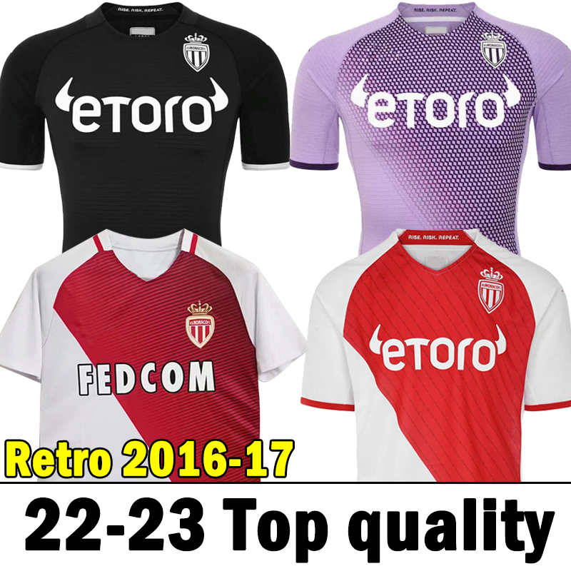 

22/23 Monaco Soccer Jerseys Collector's Football shirts Dalger MBAPPE #29 FALCAO #9 BERNARDO FABINHO LEMAR YEDDER JOVETIC HENRY GOLOVIN GELSON.M KEITA BALDE Uniforms, Monaige 22-23 third
