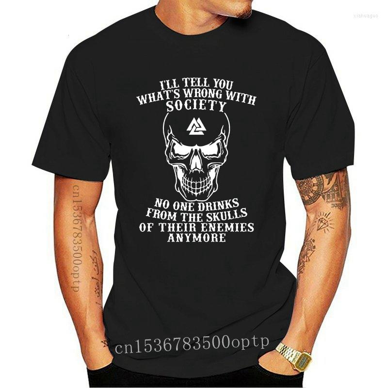 

Men's T Shirts ILl Tell You WhatS Wrong With Society No One Drinks From The Skull Of Their Enemies T-Shirt, Yellowmen