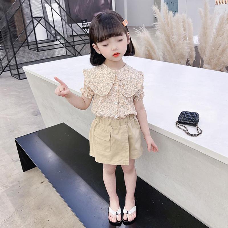 

Clothing Sets Girls Summer Clothes Floral Pattern For Tshirt Short Casual Style Baby Girl, Y4j7932-2
