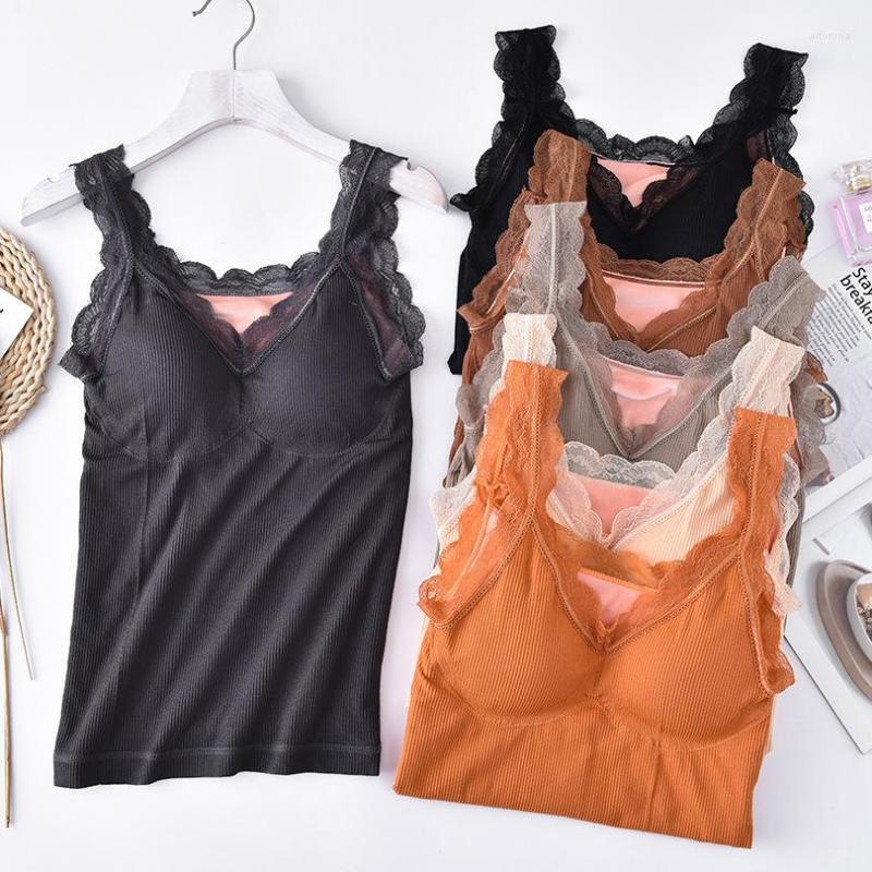 

Women's Tanks 2022 Summer Fashion Women Sexy Slim Tops V-neck Sleeveless Double Nylon Ladies Good Quality Tank 5 Colors