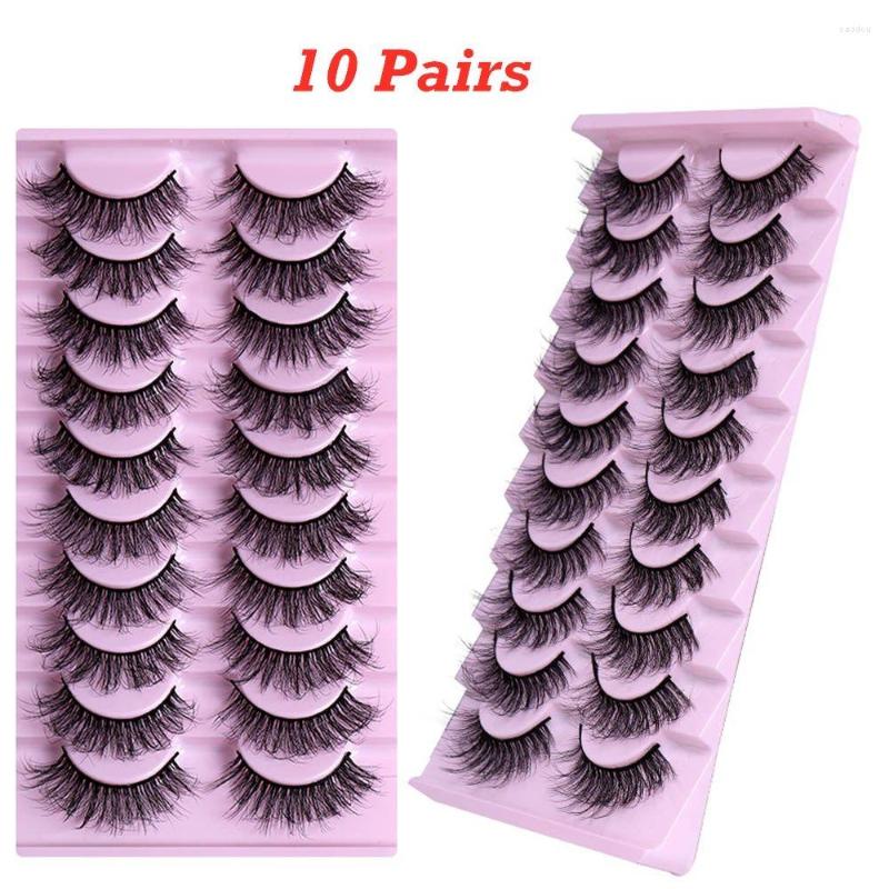 

False Eyelashes Tools Crisscross Multilayers Messy Natural Long Eyelash Extension 8D Faux Mink Wispy Fluffy Eye Lashes