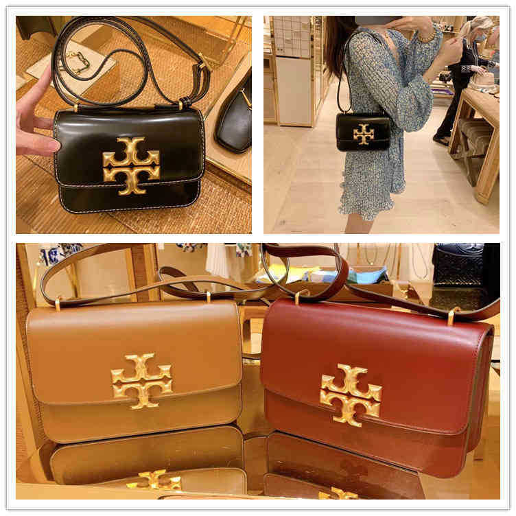 

Bags TorysBurchs torys eleanor Designer Handbags Usa Small Square Bag Eleanor Chain Cowhide Single 73589 Shoulder Crossbody, White large size