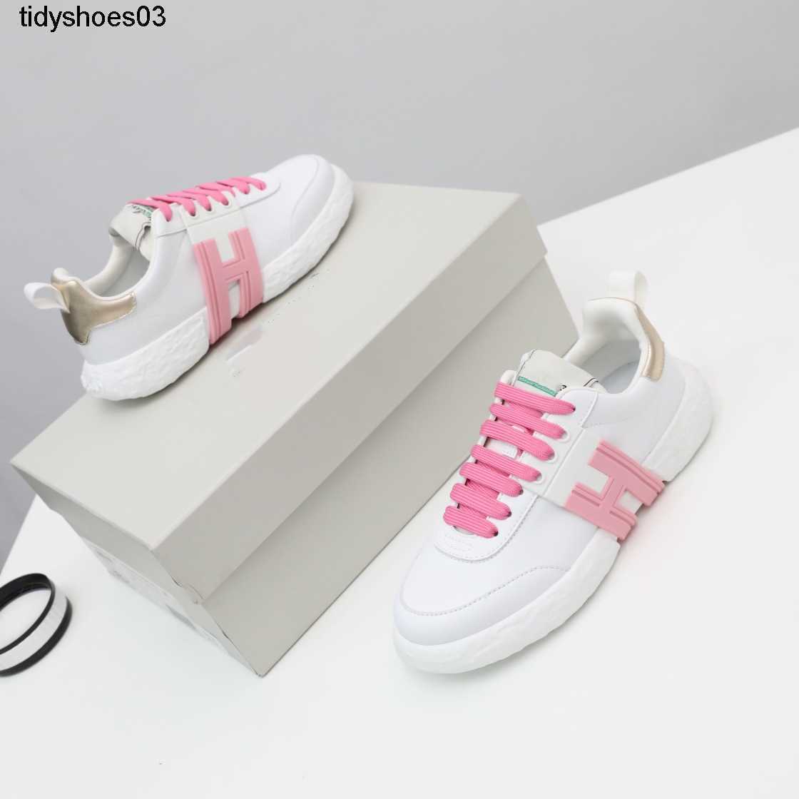

Classics fashion sneakers It sells well in America H casual couple sports shoes men's and women's HOGANs running shoes 3R small white shoes, Red
