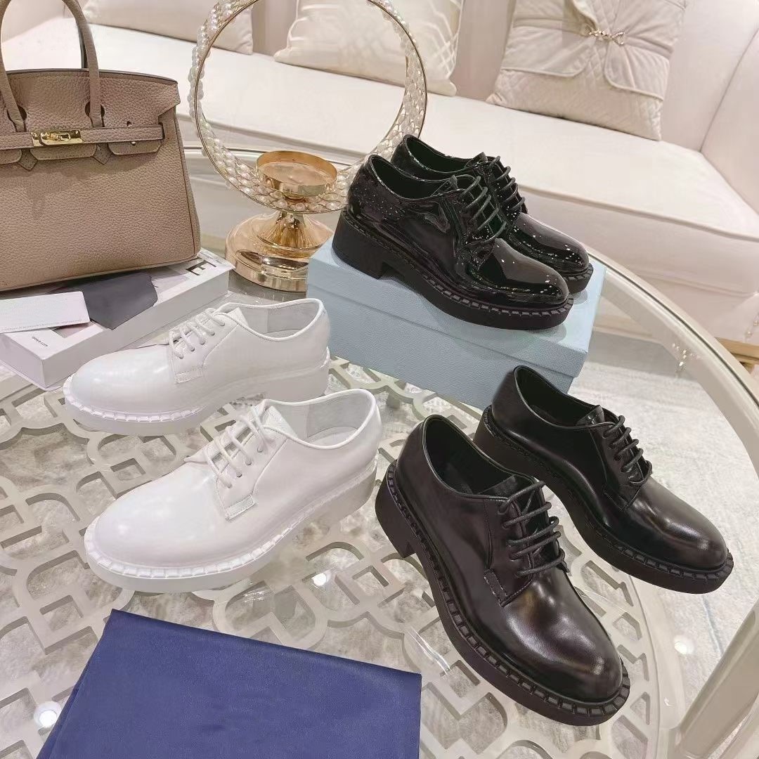 

white platform gym Casual shoes women Travel leather lace-up Trainers sneaker 100% cowhide Letters Thick bottom woman designer shoe lady sneakers size 35-39-41 With box, Extra insole