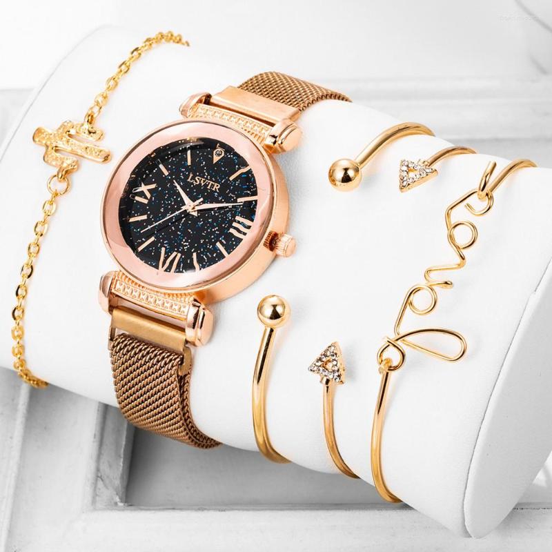 

Wristwatches Women's Bracelets Wrist Watches 2022 Quartz For Women Female Ladies Luxury Montre Femme Luxe Lover, Blue