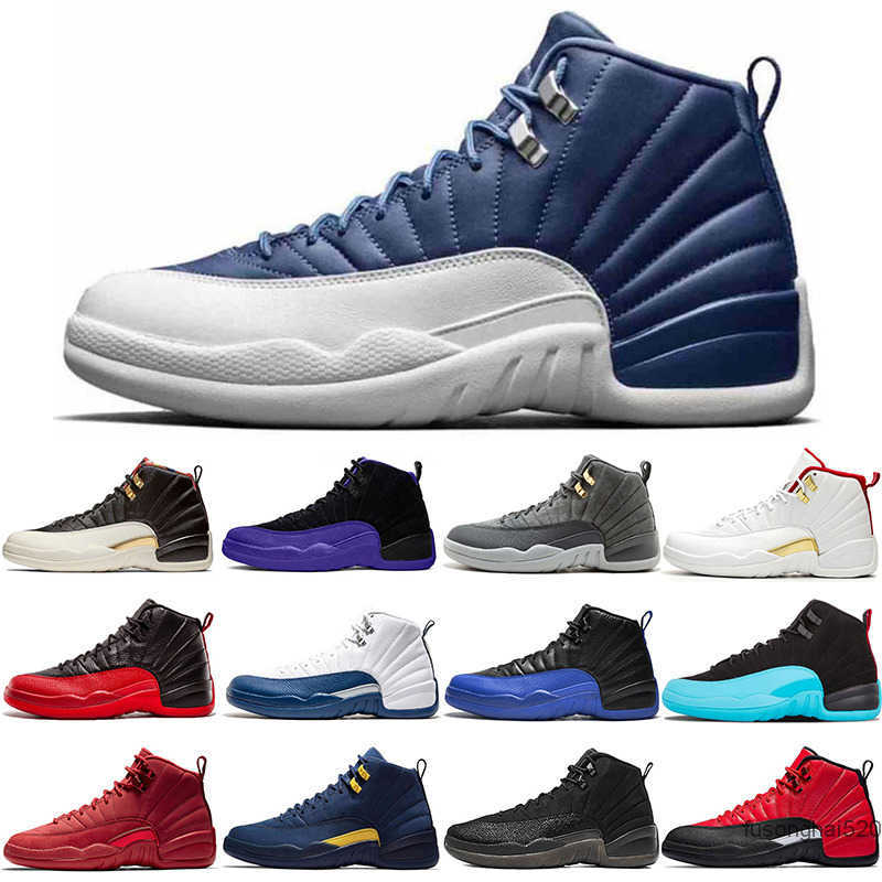 

2022 2021 fashion jumpman basketball shoes 12 men 12s black purple CNY Dark concord FIBA Flu Game french blue gym red Michigan taxi JORDON, Reverse flu game