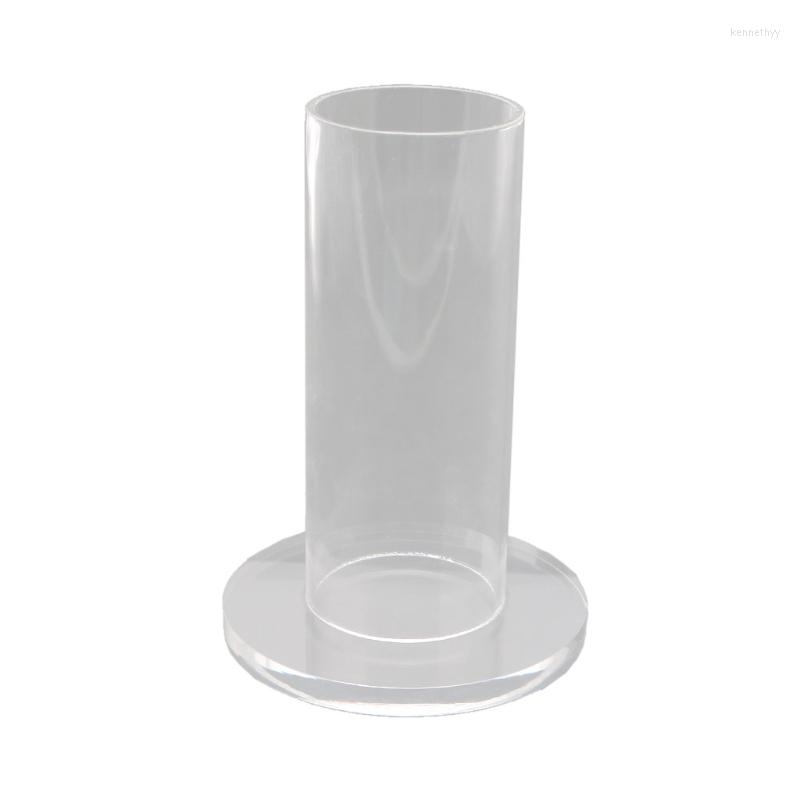 

Jewelry Pouches Acrylic Hair Scrunchy Holder Stand Clear Hairband Bracelet Watch Display
