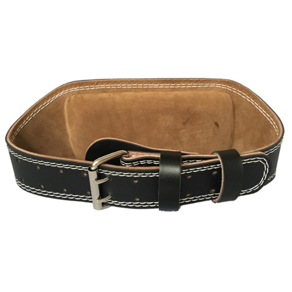 

Drop Ship New Weightlifting Belt GYM Fitness Crossifit Weight lifting Back Support Leather Power Training Blet Equipment206e, Black