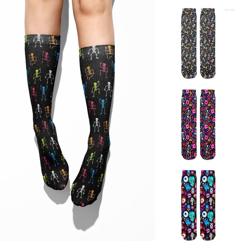 

Men's Socks Fashion Pattern Funny Colorful Luxury Crazy Novelty Dress Skull Printed Happy For Festival, Style8