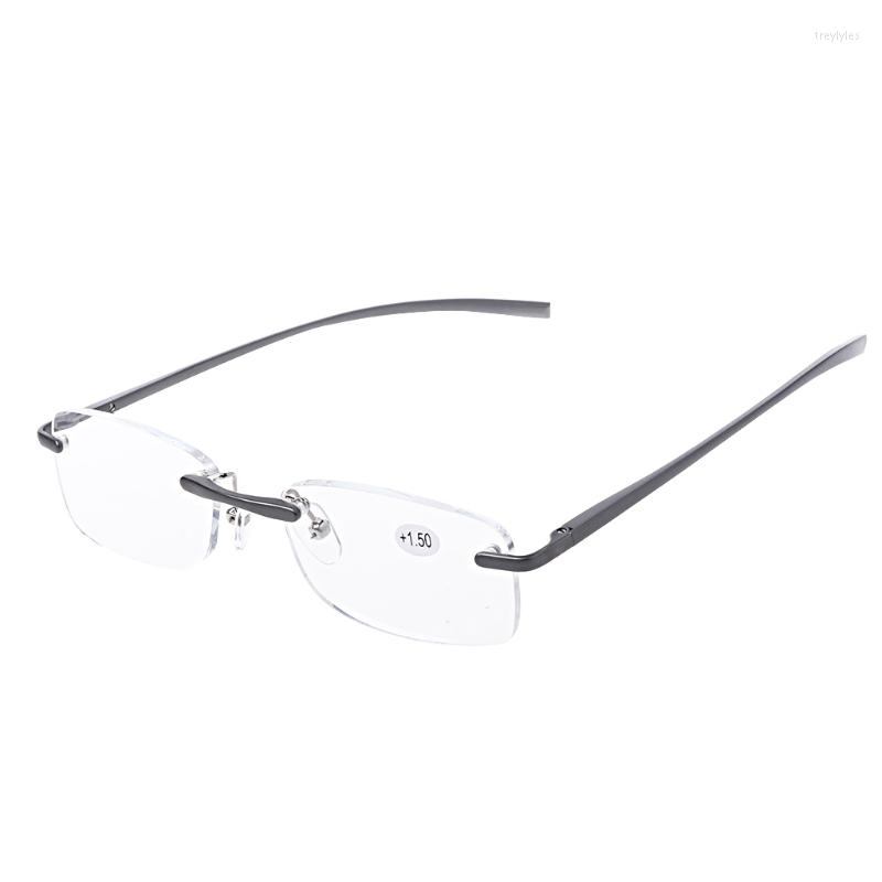 

Sunglasses Drop Ship&Wholesale Aluminum Metal Rimless Reading Glasses Presbyopic Eyeglass Resin Lense 1.0- 3.5 Oct. 8