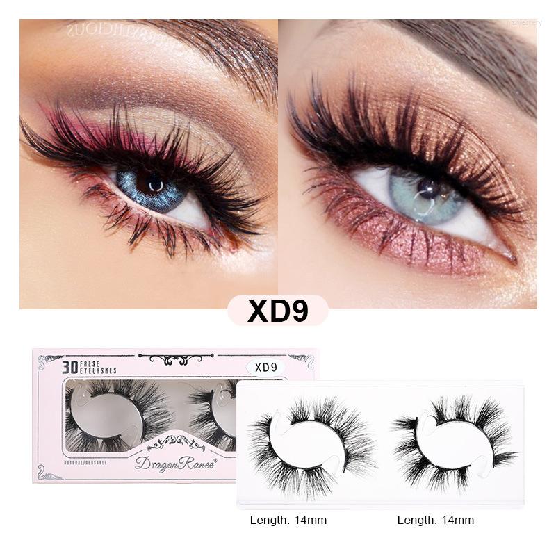 

False Eyelashes 3D Mink Eyelash Strip Lashes Thick Fake Makeup Beauty Handmade Soft Wispy Natural Cross
