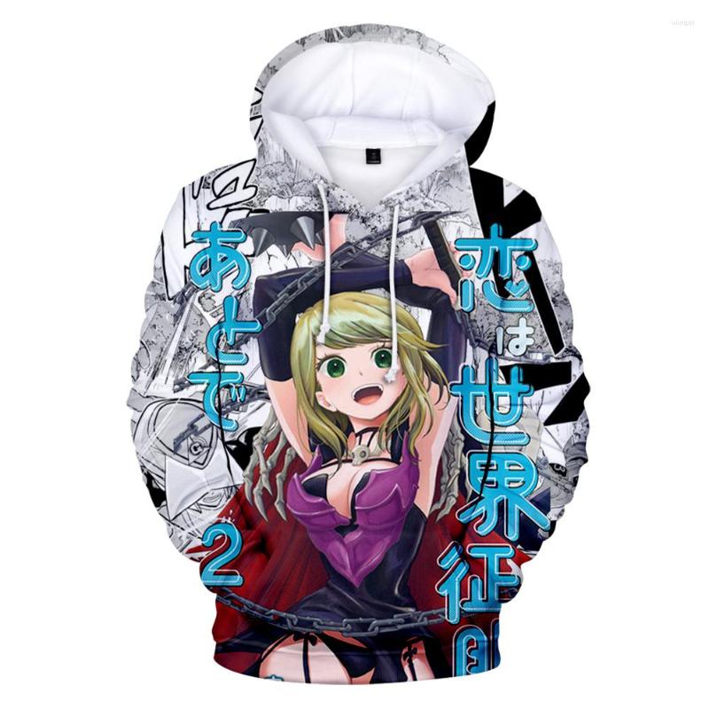 

Men's Hoodies Love After World Domination 3D Hoodie Harajuku Clothing For Men And Women Sweatshirt Spring Autumn Models, Sky blue