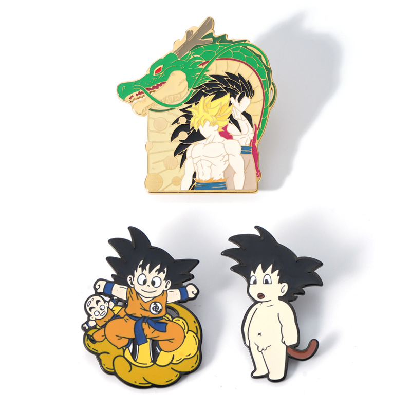 

Cute Anime Movies Games Hard Enamel Pins Collect Metal Cartoon Brooch Backpack Hat Bag Collar Lapel Badges Women Fashion Jewelry Dragon brooch Newest, Color #3