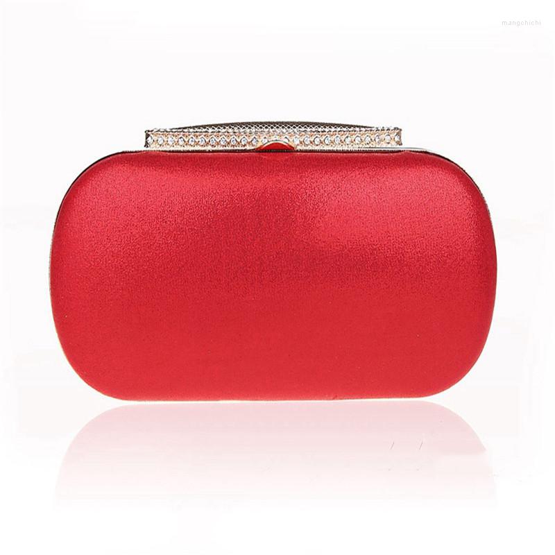 

Evening Bags Velvet Women Bag Day Clutches Small Purse Crystal Silk Black/red Candy Color Tote Plain Handbag WY94, Picture shown