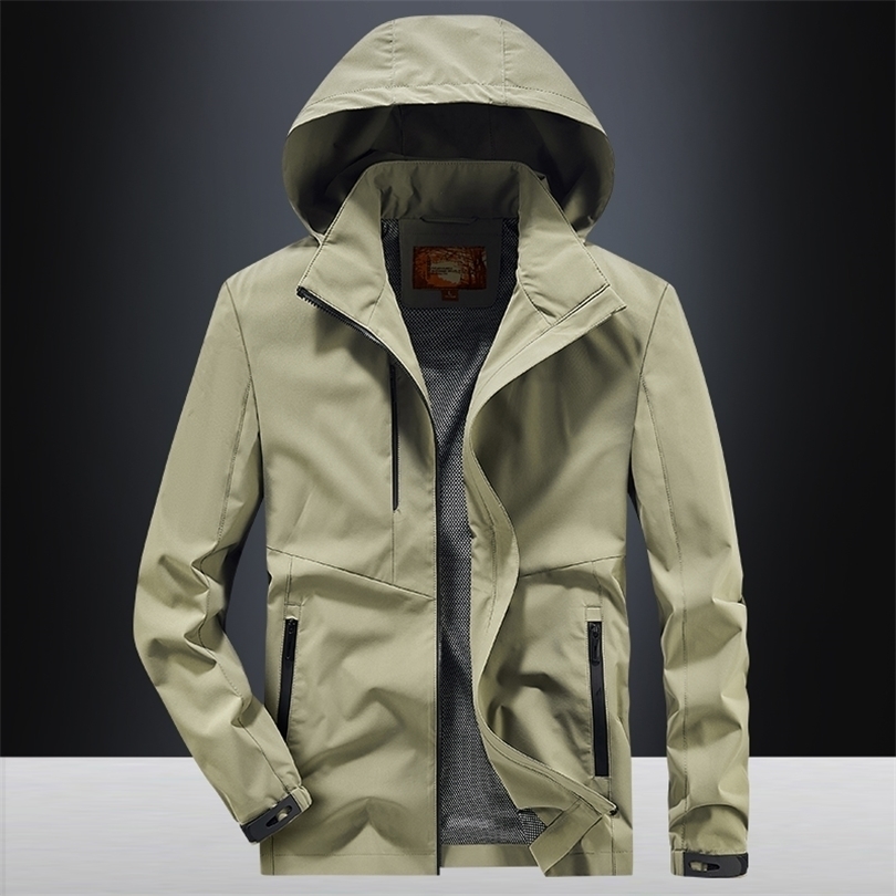 

Mens Jackets Wearresistant Autumn Outdoor Men Fashion High Quality Windbreaker Hiking Coats With Hood Trekking Clothes 220930, Blue