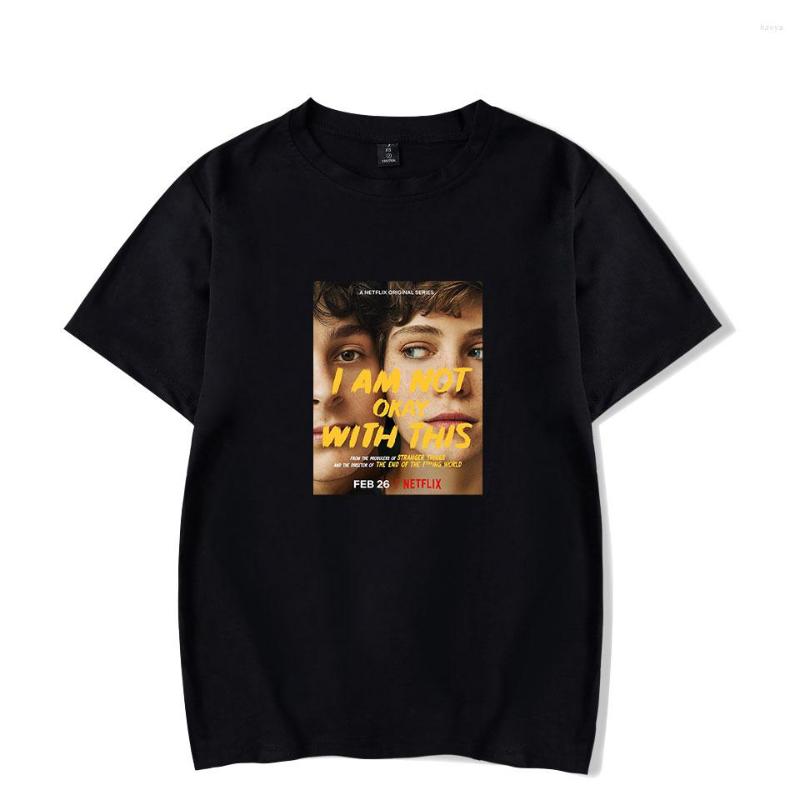 

Men's T Shirts Wamni Ik Ben Niet Oke Met Dit T-shirt Mannen Vrouwen Kids Gedrukt Grappige Fashion Sydney Zomer Kawaii Unisex Kpop Tops, Black
