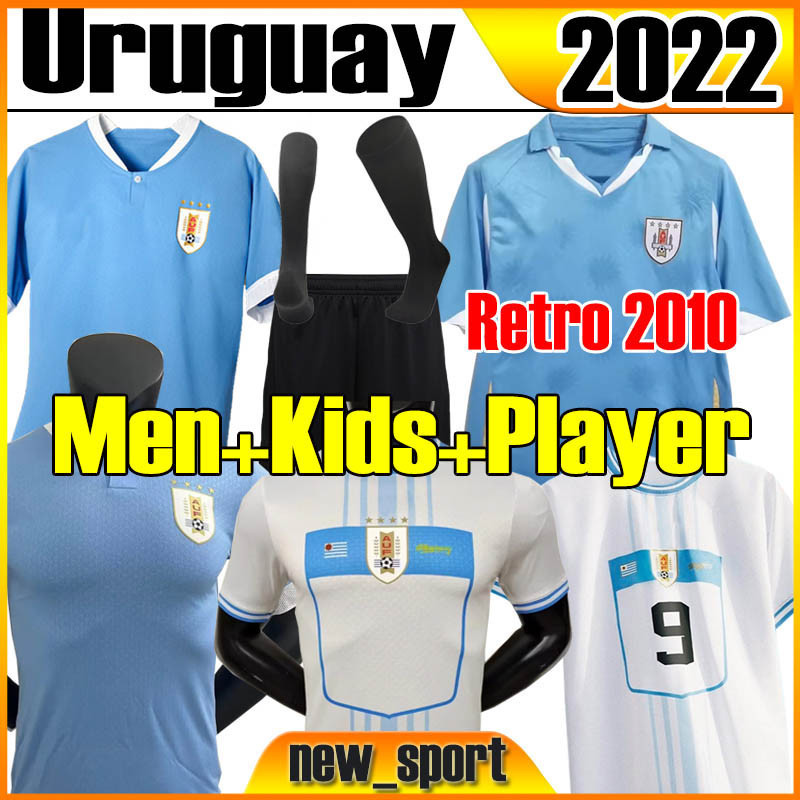 

S-4XL 2022 Copa America Uruguay Soccer Jerseys Fans Player L.suarez E.cavani F. Valverde N. Nandez J.M.Gimenez De La Cruz National Team 22 23 Home away jersey Football Shirt, Wulagui 2022 away patch