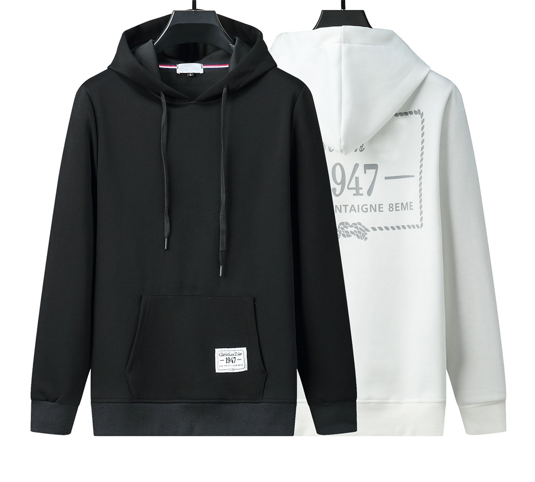 

2022ss NEW Luxury Fashion Brands Mens Hoodies Letter Printing Ribbed Long Sleeve Sweatshirts Hooded Pullover for Autumn Designer Hoodies Size M-XXXL 8090, 8090 black