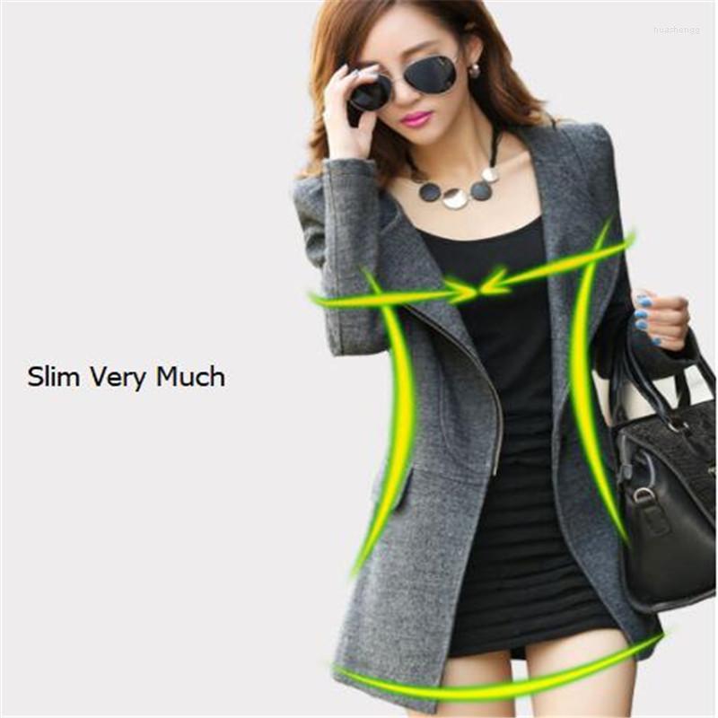 

Women' Wool Women' & Blends 2022 Ladies Coats Cashmere Star Slim Coat Large Size Jacket Women Tops Spring Autumn Female Overcoat, Black