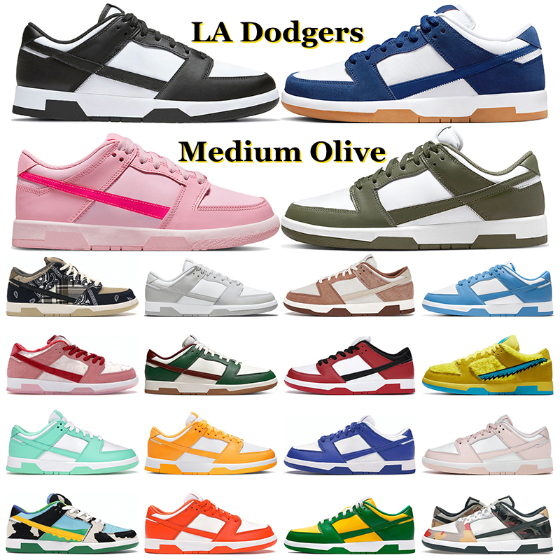 

Dunks LOW LA Dodgerrs Outdoor Shoes men women trainers Triple Pink Medium Olive Panda Rose Whisper dunks Medium Curry GAI sports sneakers, Lobster purple