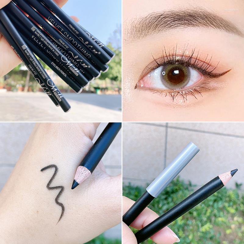 

Eyeliner Black Pencil Makeup Smooth Pigment Eye Liner Durable Waterproof Long-lasting Cosmetic TSLM1