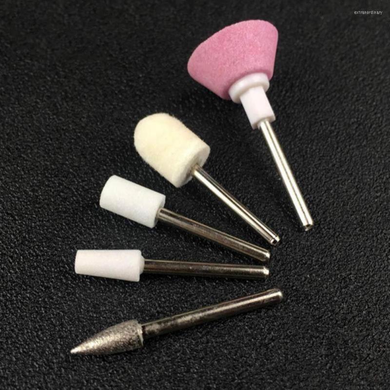 

Nail Art Kits 5Pcs Grinding Drill Bits Polish Tool For Electric Manicure Machine