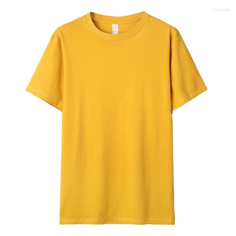 

Men' T Shirts Brand Cotton Men' T-shirt Short-sleeve Couples Shirt Short Sleeve Pure Color Women T-shirts For Male Tops, Color-12