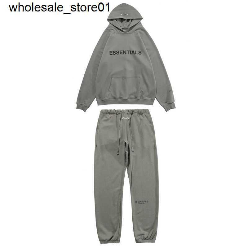 

Men' Tracksuits designer multi thread essential letter Hoodie reflective fashion casual pants, Brown