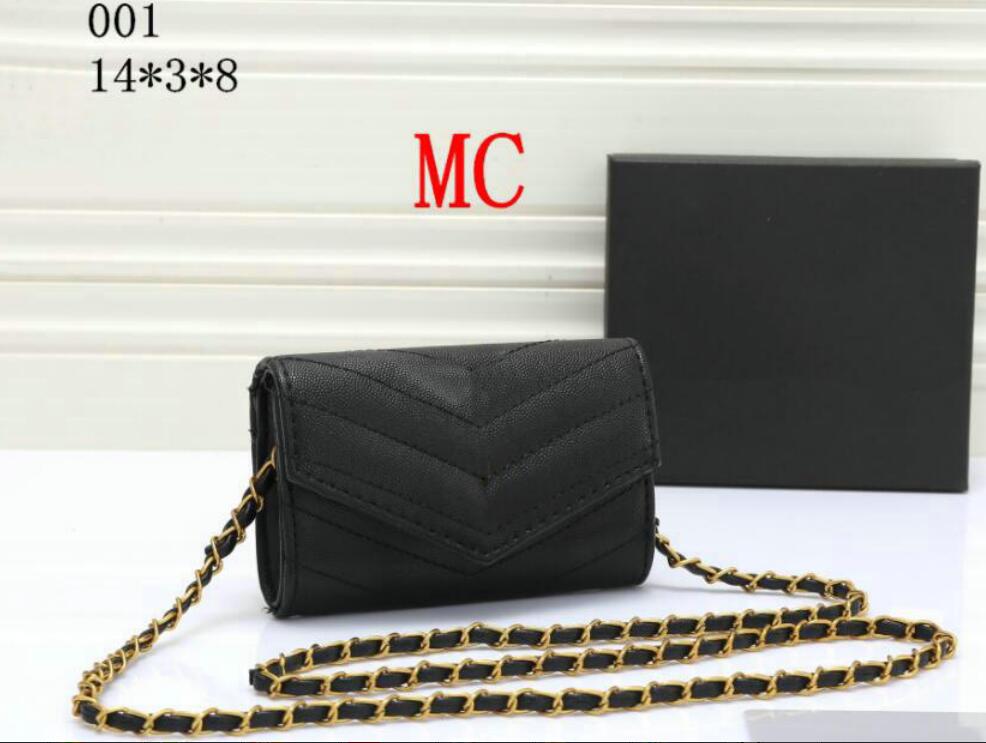 

Designer mini bag handbags purses square fat LOULOU gold chain Bags real leather women luxury shoulder bags black wallet purse, White