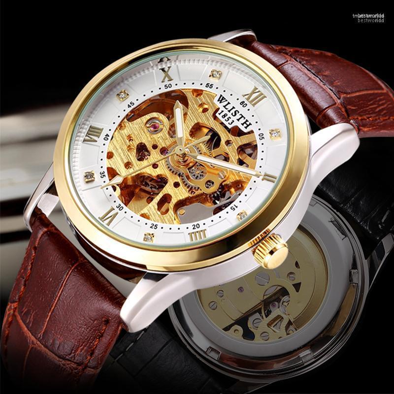 

Wristwatches Swiss Watch Men's Mechanical Automatic Hollow Large Dial Waterproof Luminous 2022 Fashion Luxury Watches, 05