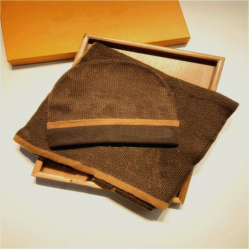 

23ss men Hat Scarf Set For beanies Men Women Winter 2 Piece Design Caps Shawl Designer Hats Scarves Wool Beanie Wrap Scarfs 66