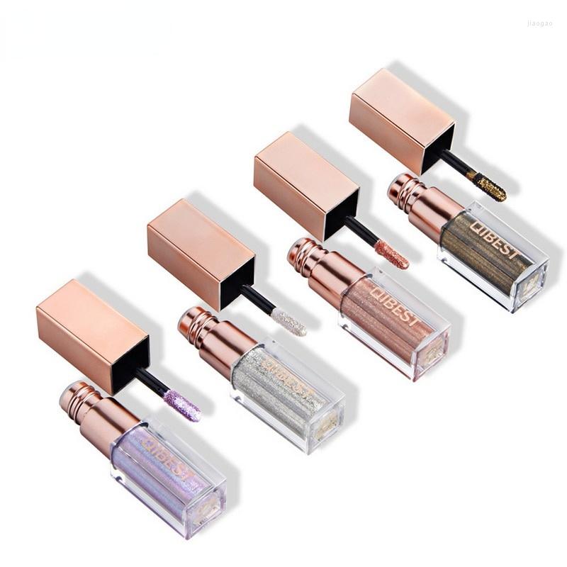 

Eye Shadow Monochrome Diamond Pearlescent Liquid Eyeshadow Matte Sparkling Colorful High Gloss, 14