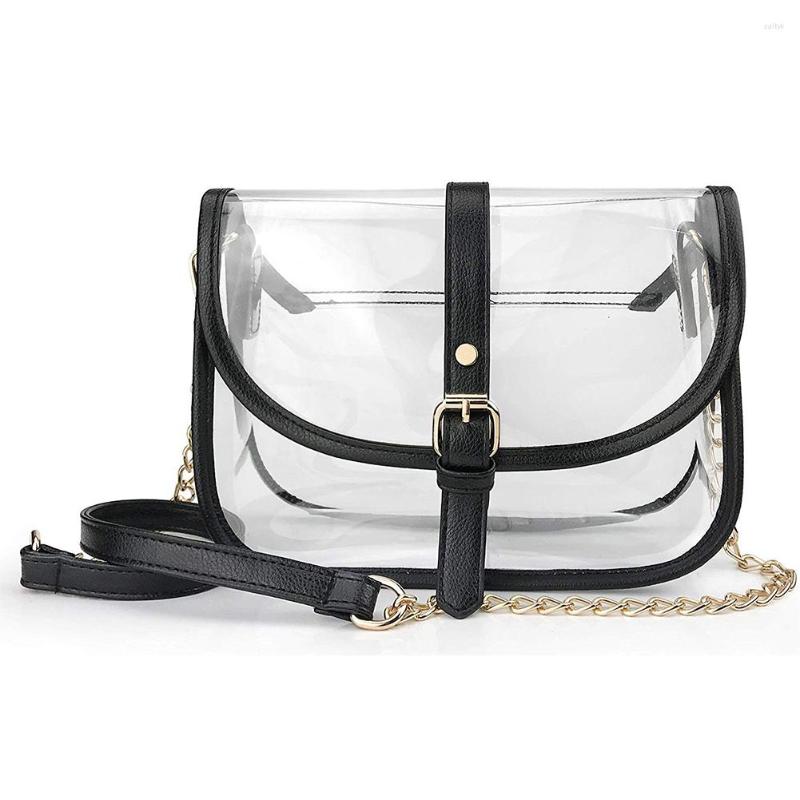 

Evening Bags PVC Women Transparent Handbag Clear Shoulder Crossbody Party Clutch Purse Christmas Birthday Gift, Style a