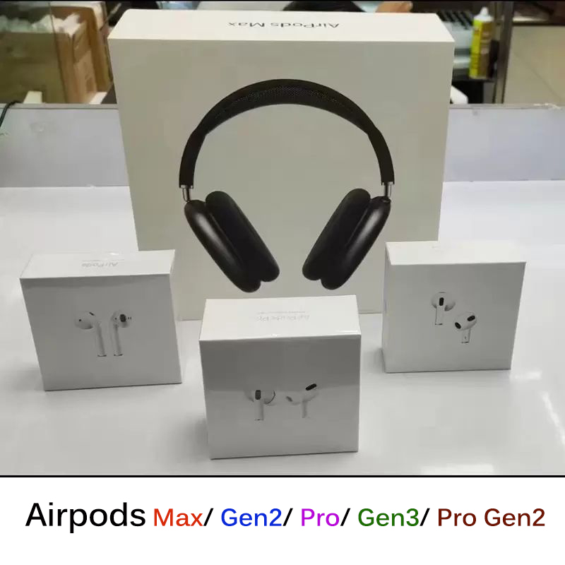 1:1 Dupe Air-pods Pro 2nd 3rd Generation AP3 AP2 with H1 Chip Rename GPS Wireless Charging Bluetooth Headphones Earphone-image-732474316