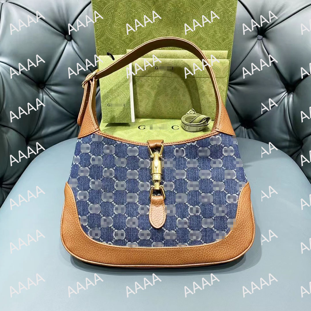 

bag Jackie 1961 luxury designer Shoulder woemn Fashion Bags duffle tote Nylon leather Handbag Crossbody bag Handbags GGs GGity YSLity louiseity LVs Viutonity, Blue