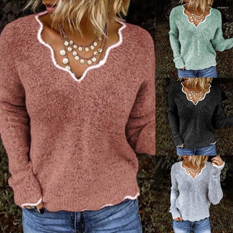

Women' Sweaters Women Tops Blouses Long Sleeve Fashion Casual Solid Color Winter Spring Ladies Tshirt T-Shirt Tee Shirt, Green