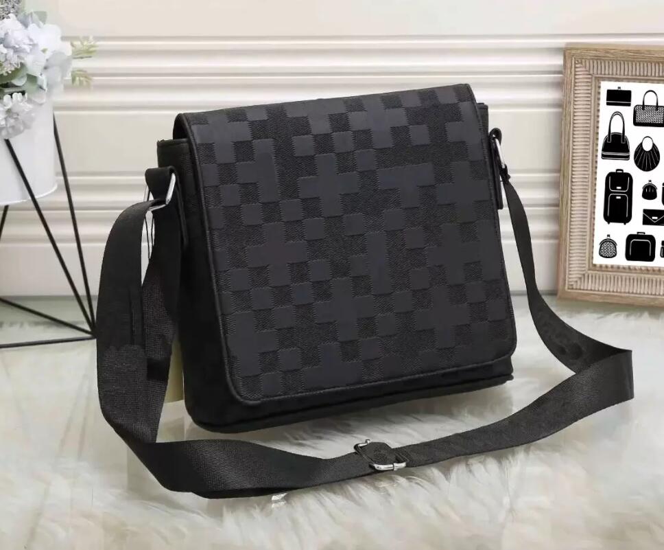 

Luxurys Designers Messenger Bag zipper pu leather Cross Body classic Shoulder Bags Pouches Tote Black Handbags Purse trio district voyager aerogram stumur studio, Color