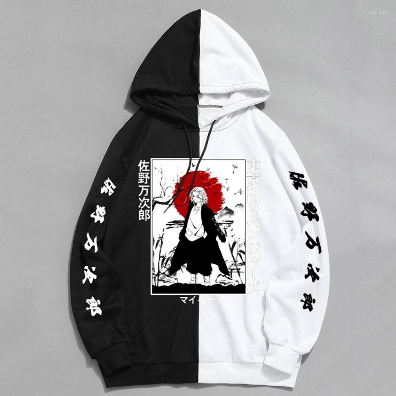 

Men's Hoodies Anime Tokyo Revengers Manjiro Sano Graphic For Men Women Spring Patchwork Sportswear Cool Cosplay Clothes, Style6