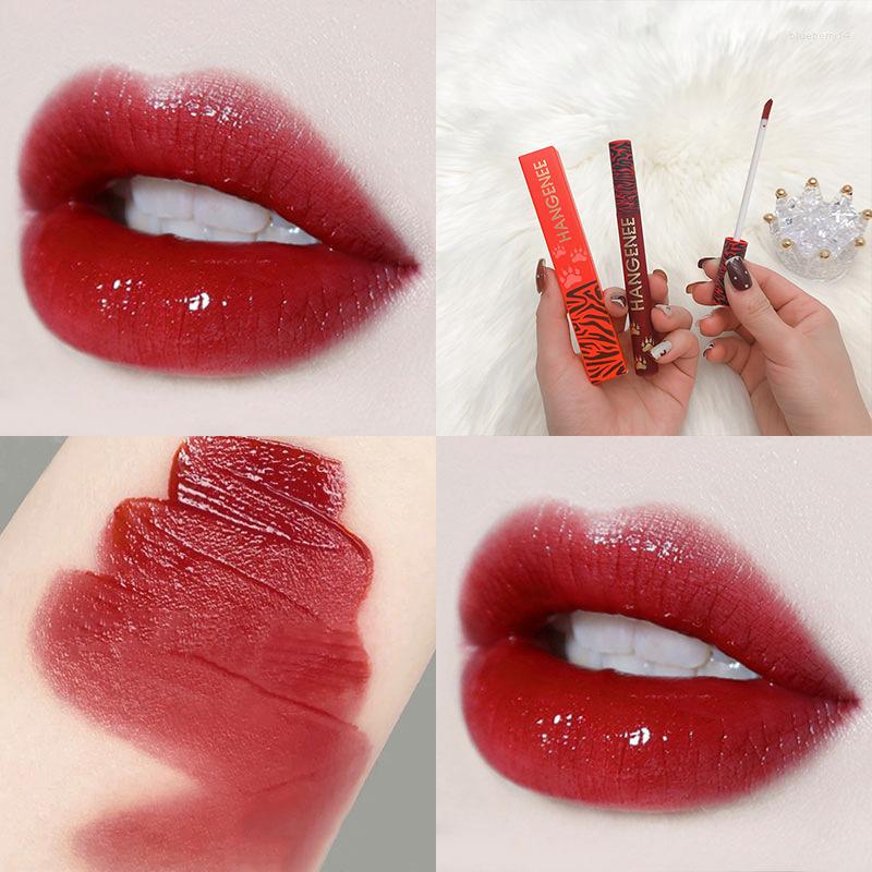 

Lip Gloss Fashion Liquid Lipstick Velvet Matte Lipgloss Waterproof Lasting Lipglaze Red Mirror Glossy Tint Makeup Cosmetics, R714-1pc