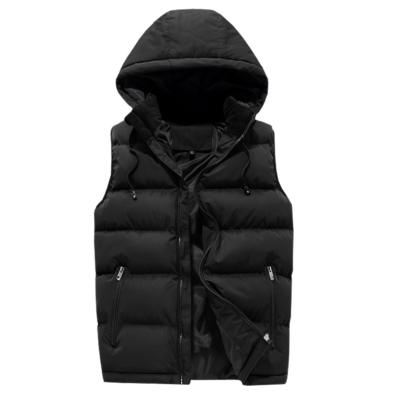 

Men's Vests Men Casual Winter Vest Warm Men's Sleeveless Jacket Hooded Vests Fashion Overcoat Autumn Waistcoat Hat Detachable S5XL 220930, Red