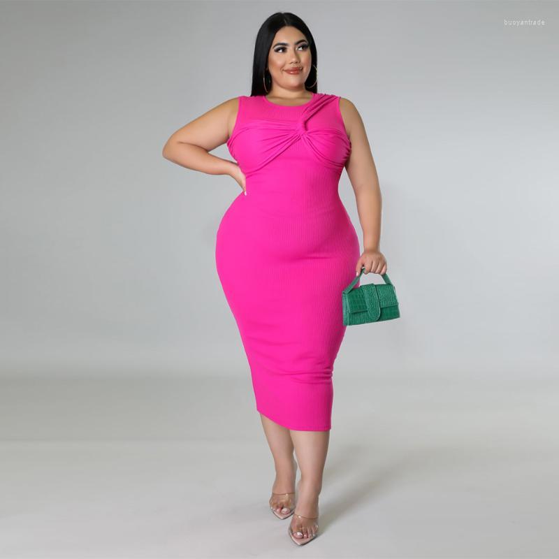 

Plus Size Dresses Summer Women's Evening Midi CasualPlus, Black